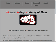 Tablet Screenshot of fistofmass.com